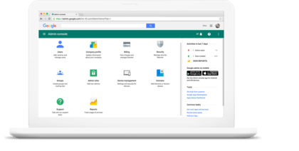 correos corporativos gsuite admin